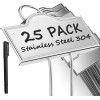 Bravex Metal Plant Labels for Garden Outdoor | Stainless Steel