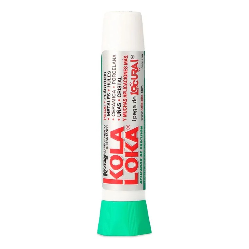 Kola Loka Pegamento Instantáneo 2g Transparente para Todo Tipo de