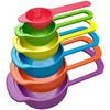 Measuring Cup and Spoon Set of 6 Food Grade Multicolor