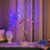 Decorative LED Shimmer Tree, 49 cm Mini Christmas Tree, Illuminated