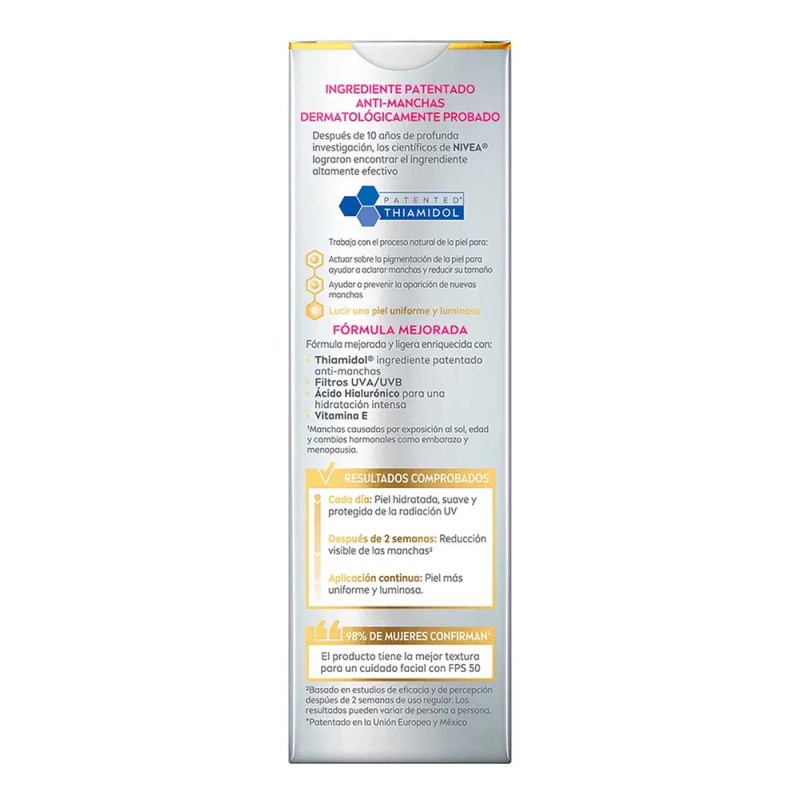 Fluido Cellular Luminous 630 Antimanchas Fps 50 40ml Nivea Todo
