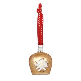 Inge-glas Christmas Tree Decoration Edelweiss Bell