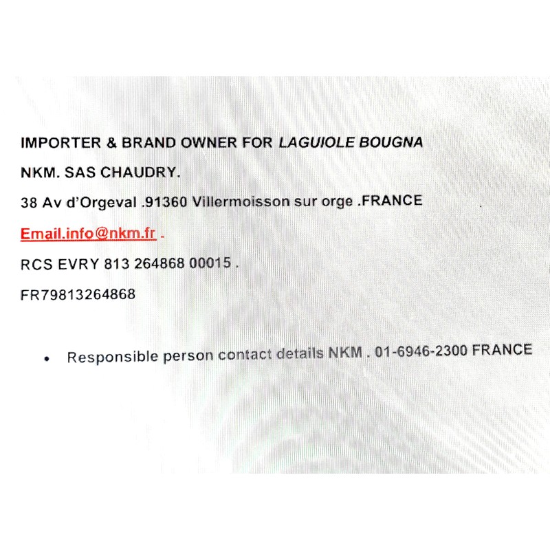 3860. laguiole artisan Serpette Damas élégance 10 cm Rosewood Handle