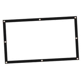 TEHAUX 1pc Portable Projector Screen High-end Fiber Projection Screen for Home Theater Business Education Easy to Install Convenient Storage Image Quality