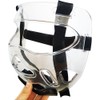 Taekwondo Headgear Clear Face Guard Portable Detachable Taekwondo Head Guard
