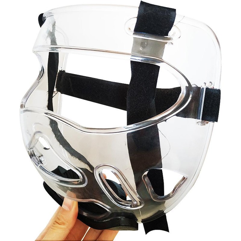 Taekwondo Headgear Clear Face Guard Portable Detachable Taekwondo Head Guard
