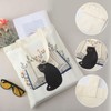 dusaniyali Gifts for Cat Lovers Tote Bag Black Cat Fabric
