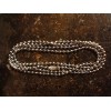Silver Tone 24" Necklace Pull Chain