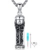 Aniu Cremation Jewelry for Ashes S925 Sterling Silver Urn Necklace