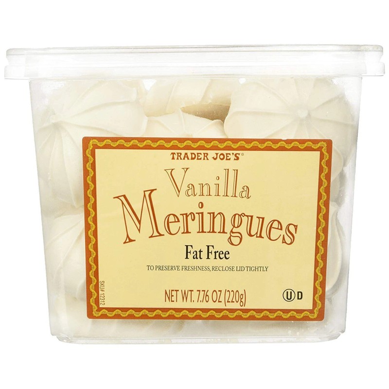 Trader Joe's 6 Packs Trader Joe's Vanilla Meringues Cookies Fat