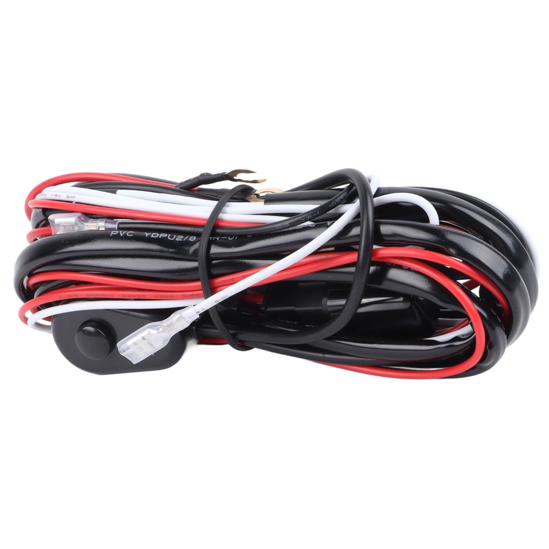 LED Light Bar Wiring Harness Car Work Light Remote On