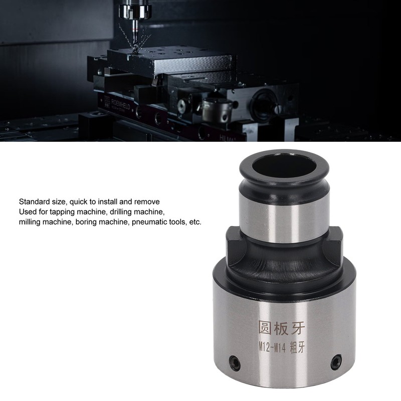 Thread Die Chuck Round Carbon Steel 30mm OD Interface Anti