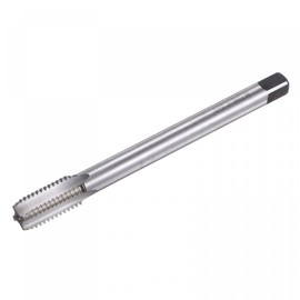 uxcell Thread Milling Taps, 5/8-11 UNC High Speed Steel (HSS) 4 Straight Flutes Machine Screw Thread Threading Tap, 6.3" Length (Extra Long)