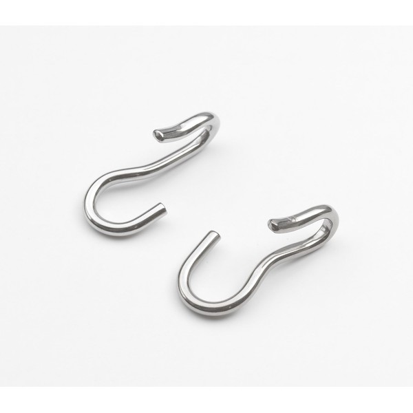 Centaur Stainless steel Curb Chain Hooks Pair - Stainless Steel