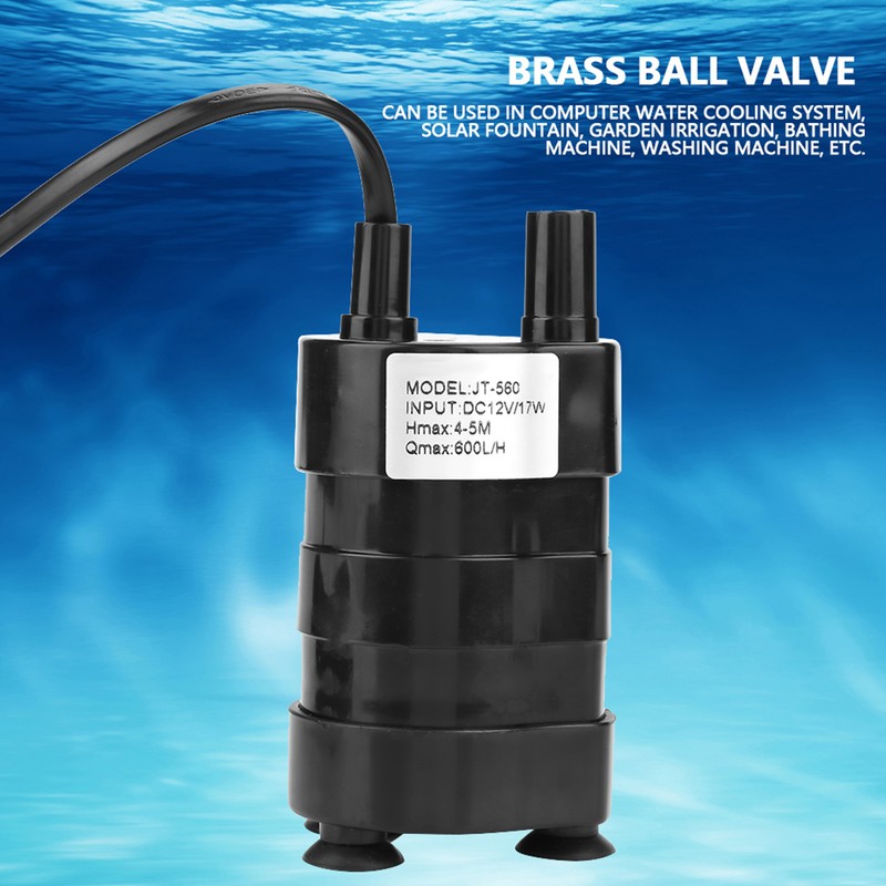 Mini High Hydraulic Head DC Brushless Submersible Water Pump 12V