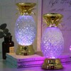 YAKii 9.5" Pineapple LED Color Changing Shine Lamp,Swirling Water Waves