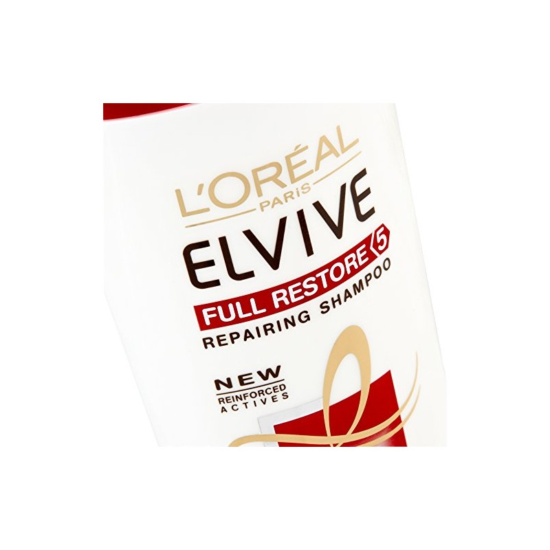 L'Oreal Elvive Full Restore 5 Damaged Hair Shampoo, 400ml