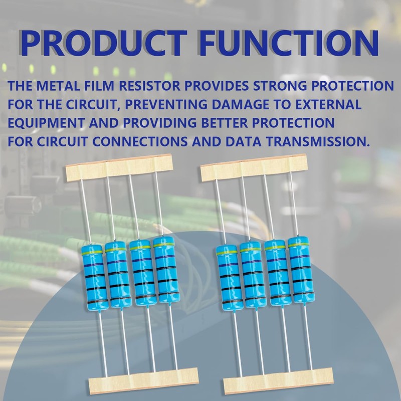 Innfeeltech 15 Pcs 5W 1% Tolerance 470 Ohm Metal Film