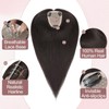 SEGO Pro Hair Toppers for Women Real Human Hair Human