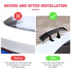 BLAU GRUN 3PCS Car Mini Spoiler Wing, 6.7 Inch Universal