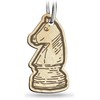 Schach Schlüsselanhänger handgemacht aus Holz, Glücksbringer, Schachgeschenk, Geschenk für Schachspieler,