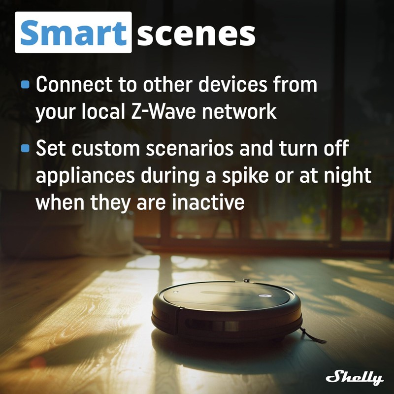 Shelly Wave PM Mini - 1-Channel Z-Wave Smart Power Meter