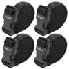 Ayaport Utility Straps with Buckle Quick-Release Adjustable Nylon Straps Black