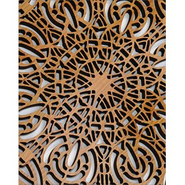 Frank Lloyd Wright Francis Apartments Grille Wall Element- Cherry