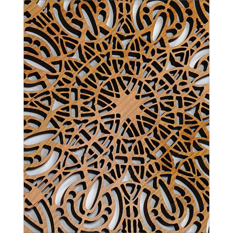 Frank Lloyd Wright Francis Apartments Grille Wall Element- Cherry