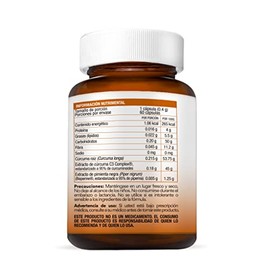 BIO B | Extracto de Cúrcuma C3 Complex al 95% de curcumina + BioPerine® | Alta Absorción 800mg | 60 cápsulas