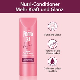 Plantur 21#langehaare Nutri-Conditioner - 1 x 175 ml - Für pflegebewusste Köpfe | Spülung für mehr Kraft und Glanz im Haar