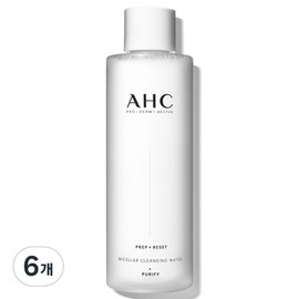 AHC Prep Reset Micellar Cleansing Water, 255ml, 6 pcs / AHC 프렙 리셋 미셀라 클렌징 워터, 255ml, 6개