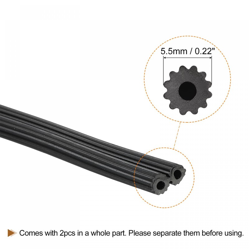 sourcing map Screen Spline, 5M/16.4Ft Rubber Sealing Strip Window Screen