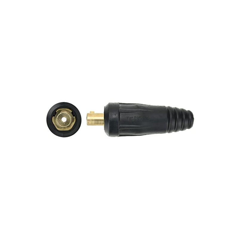 SÜA® - Dinse 35-70 plug, INLINE Gas, with 3/8''-24 Cable