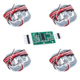 DIYmalls 4 stücke Wägezelle 50kg Gewicht Sensor halbe brücke Menschlichen Körper Skala Dehnungsmessstreifen + 1 stücke HX711 Verstärker AD Wägemodul für Arduino