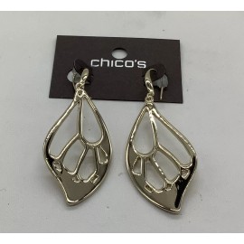 Chico’s Stunning Gold  Earrings NWTS