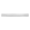 Alumicolor Architect 12 inch Bevel Ruler w/Joist/Truss Scale for Drawing,