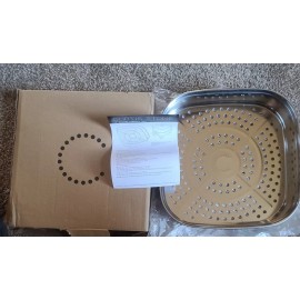 Curtis Stone 12" Square Steamer Tray- 714923 for Dura Electric nonstick skillet