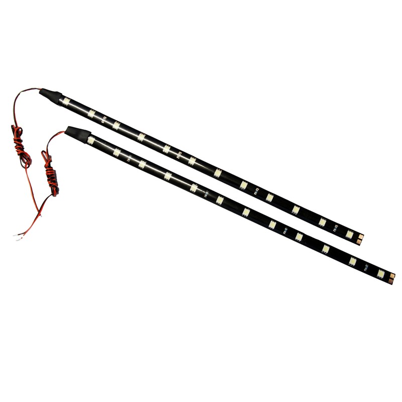 SOCAL-LED 2X 30cm 12" Red Flexible LED Strips High Power