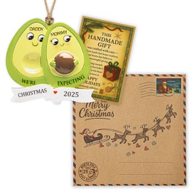 Pregnancy Ornament for Expecting 2025, Cute Avocado Ornaments for Christmas Tree, Baby Bump Ornament Gift, Christmas Ornaments 2025, Baby Coming Soon, Pregnancy Announcement Keepsake, Baby Gifts