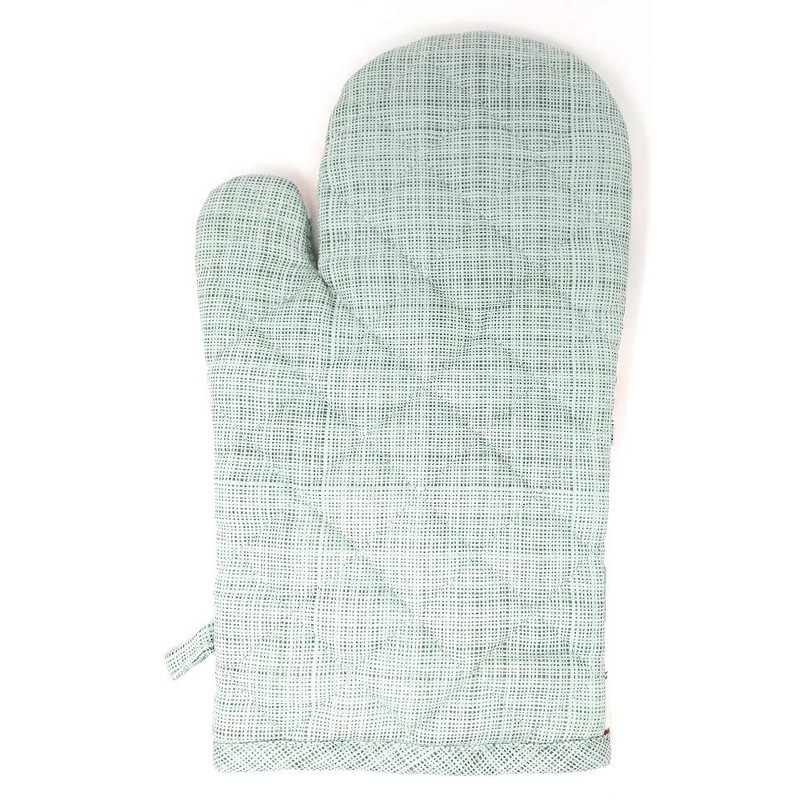 Vintage Style 100% Cotton Single Kitchen Oven Mitt Glove -