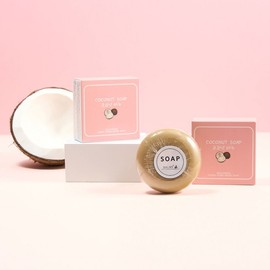 Natural coconut soap for teenagers, acne, and trouble-free facial cleansing soap b1223