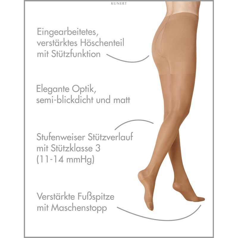 KUNERT Fly&Care® Women's Tights 40 Support Class III Effective Support