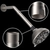 iFealClear Shower Arm Extension, 6 Inch Solid Brass Shower Head