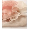 Prettystern Linen Plain Colour Unisex Summer Fringe Scarf, T104 gradient