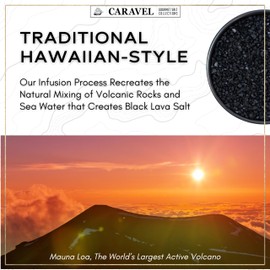 Black Lava Sea Salt - 4 oz Jar