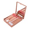 TOPINCN Juego de Brochas de Maquillaje de Viaje de 5