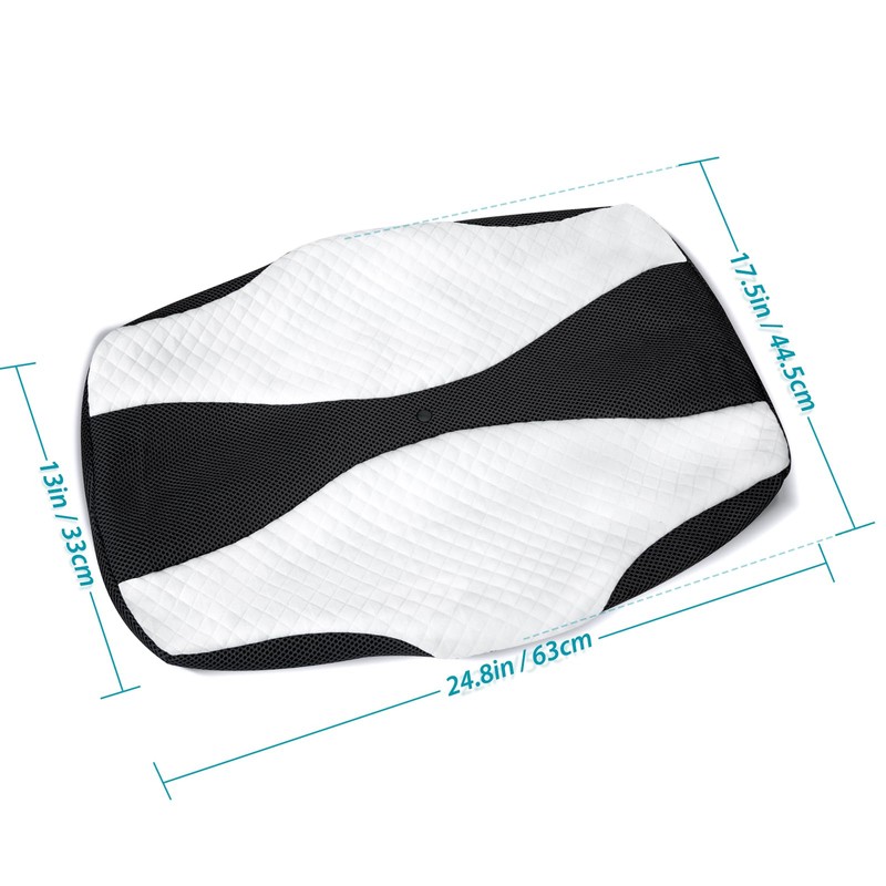 SAHEYER Cushion Covers, Odourless Memory Foam Pillowcase, Washable Replacement Cushion