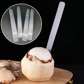 Coconut Meat Scraper, White Coconut Opener, Soft and Flexible Coconut Egg Tools Kitchen Utensils and Gadgets for Coconut Lovers Melon Ballers, Coconut Scraper, Coconut Opener, Coconut Opener Tool