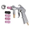 AMTOVL Sand Blasting Guns Sandblaster + 4Pcs Ceramic Nozzles +